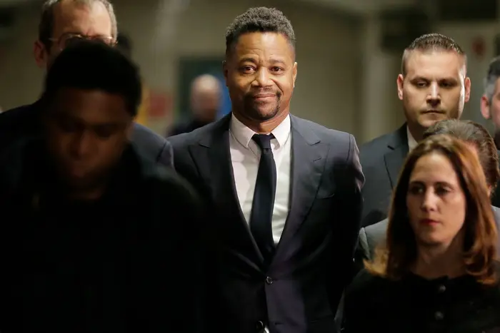 Cuba Gooding Jr. inside the courthouse on Thursday, October 31, 2019